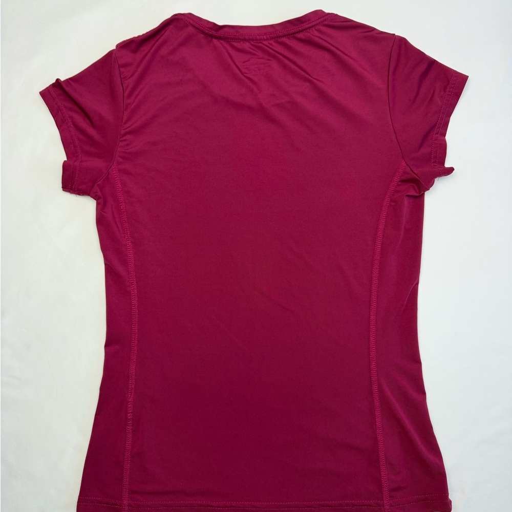 Wilson‎ Athletic Performance Tee Pink Short Sleeve Breathable Workout Top M - Picture 6 of 9